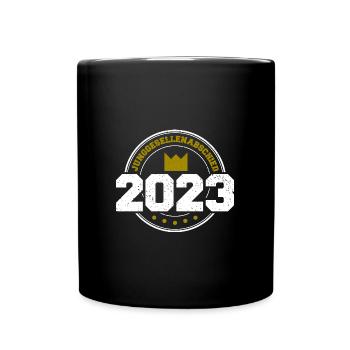 JGA 2023 Team Bräutigam - Junggesellenabschied - Tasse einfarbig - Schwarz - Vorne