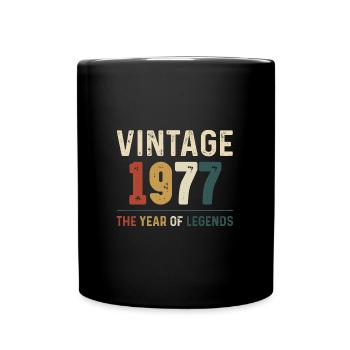 47 Jahre alter Jahrgang 1974 Geschenke zum 47. Geburtstag - Tasse einfarbig - Schwarz - Vorne