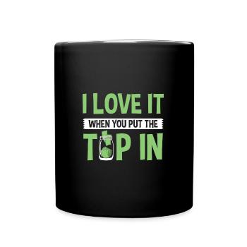 Barman Cocktail Bartender Barkeeper - Full Colour Mug - black - Front