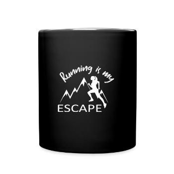 Trail Running - Full Colour Mug - black - Front