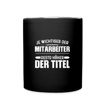 Geselle 2023 Geselle Geselle bestanden Geschenk - Tasse einfarbig - Schwarz - Vorne
