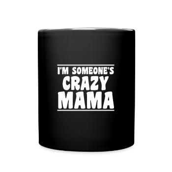 Mama Oma Oma Geschenk - Tasse einfarbig - Schwarz - Vorne
