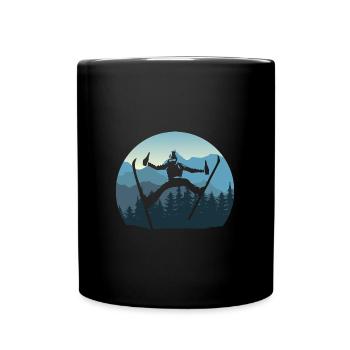 Apres Ski - Winter Sports Skiers Quote Gift - Full Colour Mug - black - Front