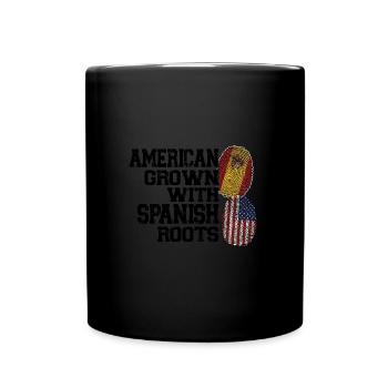 Spanisch Spanien Spanische Wurzeln Geschenk - Tasse einfarbig - Schwarz - Vorne
