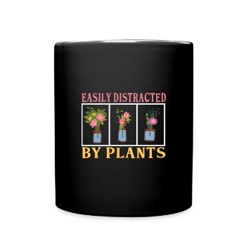 Garten Motiv Gärtner & Gärtnerin Spruch - Tasse einfarbig - Schwarz - Vorne