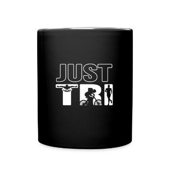 Triathlète Triathlon « natation-vélo-course » TRI - Mug uni - noir - Devant