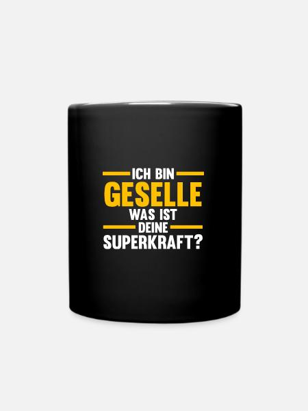Geselle Handwerk Gesellenbrief Geschenk - Tasse einfarbig - Schwarz
