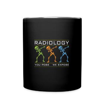 Dancing Skeletons Radiology - Full Colour Mug - black - Front