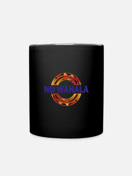 Keine Wahala T-Shirts Hoodies - Tasse einfarbig - Schwarz