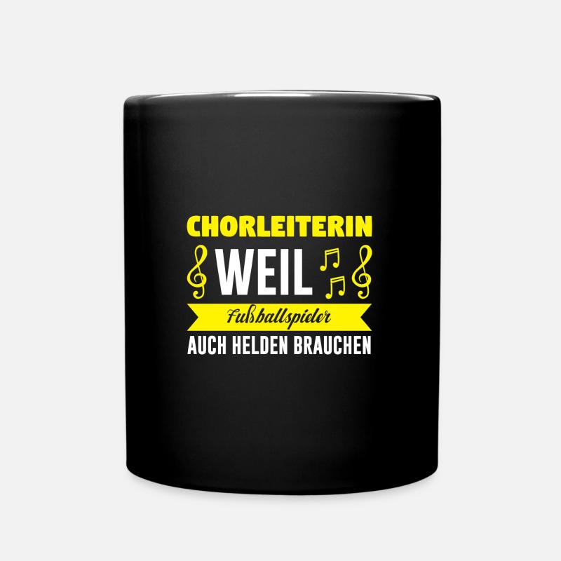 Chorleiterin Beruf Chorleitung Geschenk - Tasse einfarbig - Schwarz