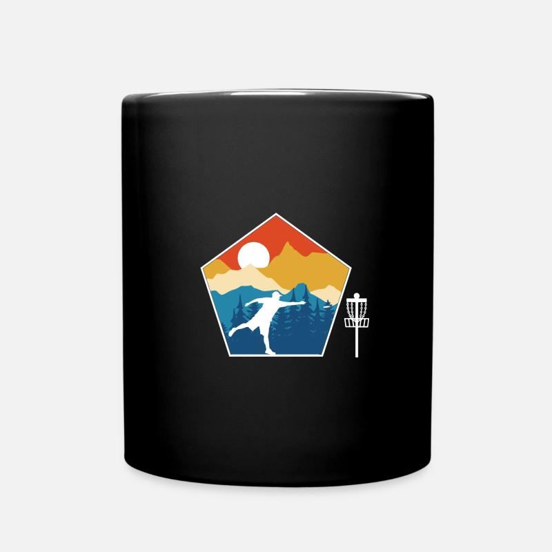 Disc Golf - Disc Golfing Ultimate Frisbee Natur - Tasse einfarbig - Schwarz