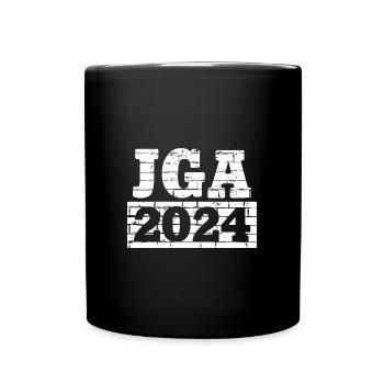 JGA 2024 Team Bräutigam - Junggesellenabschied - Tasse einfarbig - Schwarz - Vorne