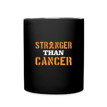 Cancer de l'enfant: plus fort que le cancer - Mug uni - noir - Devant
