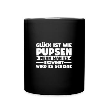 Sarkasmus Spruch Sarkastisch Geschenk - Tasse einfarbig - Schwarz - Vorne