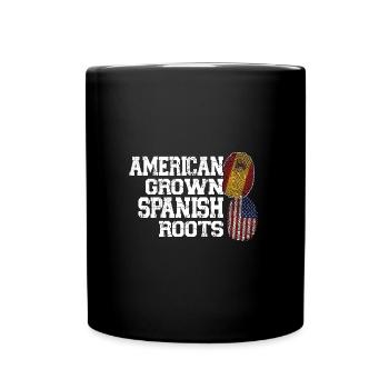 Spanisch Spanien Spanische Wurzeln Geschenk - Tasse einfarbig - Schwarz - Vorne