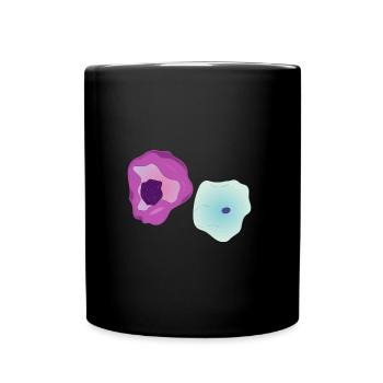 Zytologie und Zellen - Tasse einfarbig - Schwarz - Vorne