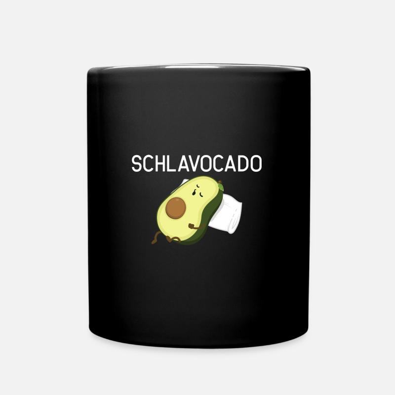 Schlafanzug Avocado Schlafanzug Geschenk - Tasse einfarbig - Schwarz