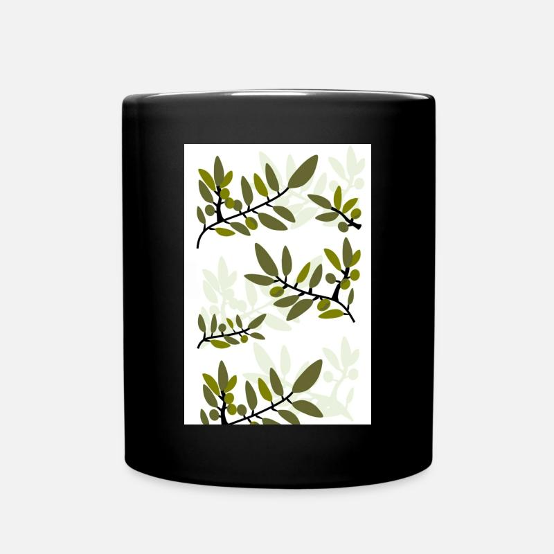 Ulivo Pattern - Mug uni - noir
