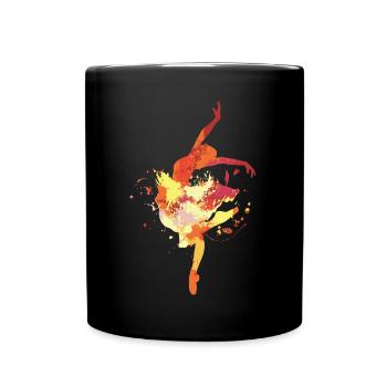 Ballet dance - Full Colour Mug - black - Front