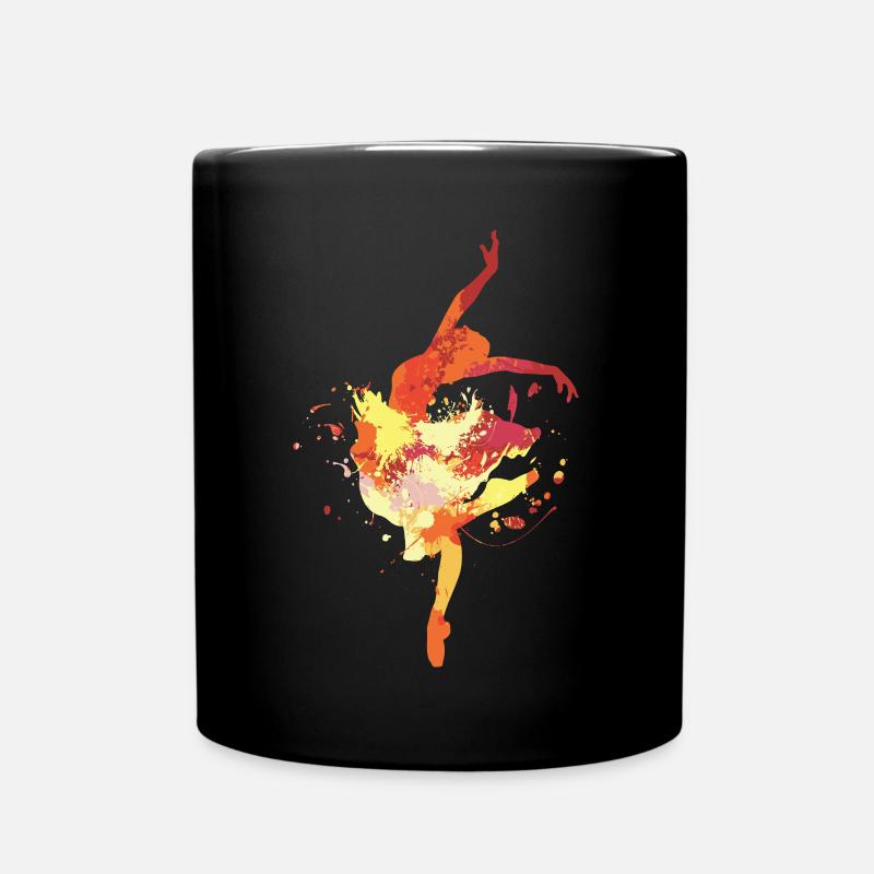 Ballett Tanz - Tasse einfarbig - Schwarz