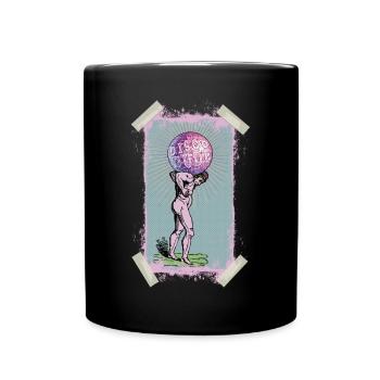 Disco-Typ - Tasse einfarbig - Schwarz - Vorne