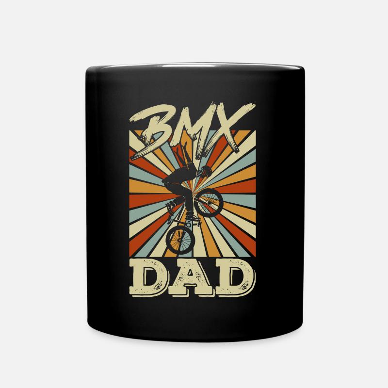 BMX Papa - Père Parents - Mug uni - noir