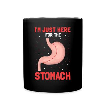 Gastric Bypass and Gastric Bypass Operation Design - Full Colour Mug - black - Front