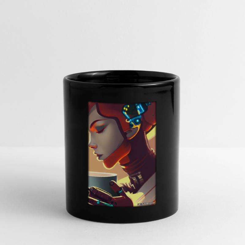 Robot Coffee Future Science Machine Full Colour Mug