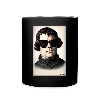 Martin Luther Sunglasses Religion Church - Mug uni - noir - Devant