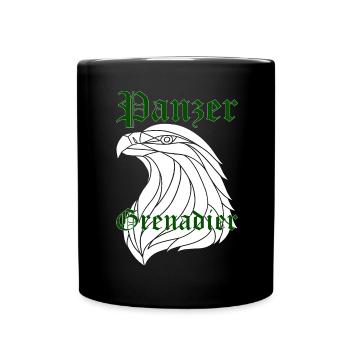 Panzergrenadier Panzer Grenadier Geschenk - Tasse einfarbig - Schwarz - Vorne