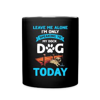 Water sports for dogs and dog water sports - Full Colour Mug - black - Front