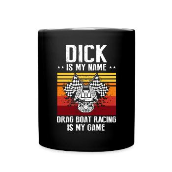 Conception de bateaux de course pour les courses de dragsters - Mug uni - noir - Devant