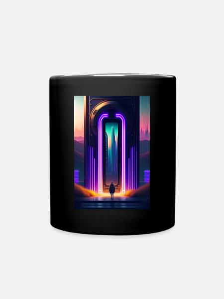 la porte des étoiles - Mug uni - noir