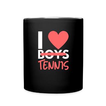Joueur de tennis Jeu de tennis Tennis Tenue femme - Mug uni - noir - Devant