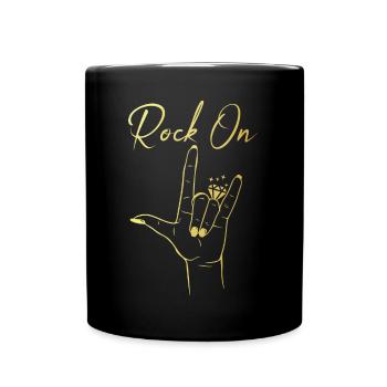 Rock On Bachelorette Party JGA - Mug uni - noir - Devant