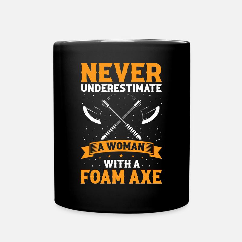 Combat à l’épée pour jeux de rôle et GN en direct - Mug uni - noir