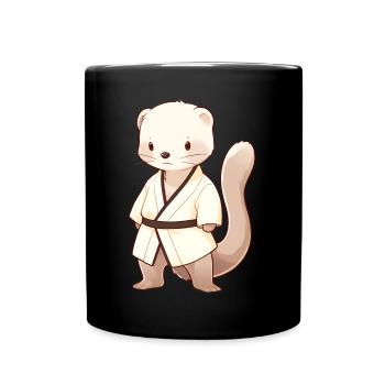 Judo Mungo - Tasse einfarbig - Schwarz - Vorne