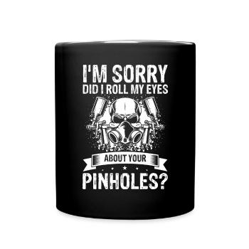 Car painter offer for coachbuilders - Full Colour Mug - black - Front