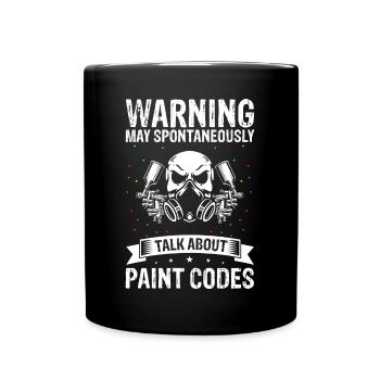 Car Painter for Car Painter for Car Detailer - Full Colour Mug - black - Front