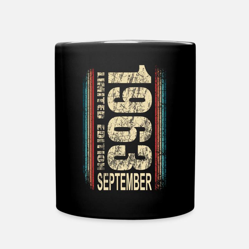 Édition limitée 1963 Septembre né - Mug uni - noir