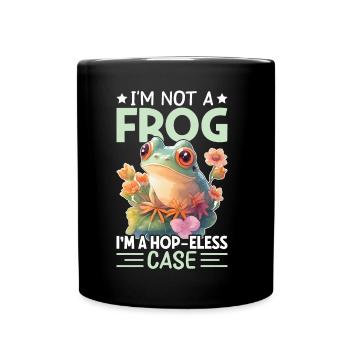 I m Not a Frog - Frog Tshirt - Full Colour Mug - black - Front