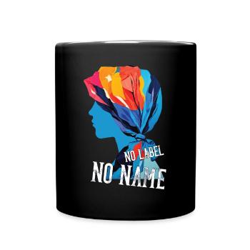 Freiheit der Vielfalt Tuch - Tasse einfarbig - Schwarz - Vorne