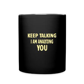 Cadeau étudiant psychologue psychologue - Mug uni - noir - Devant
