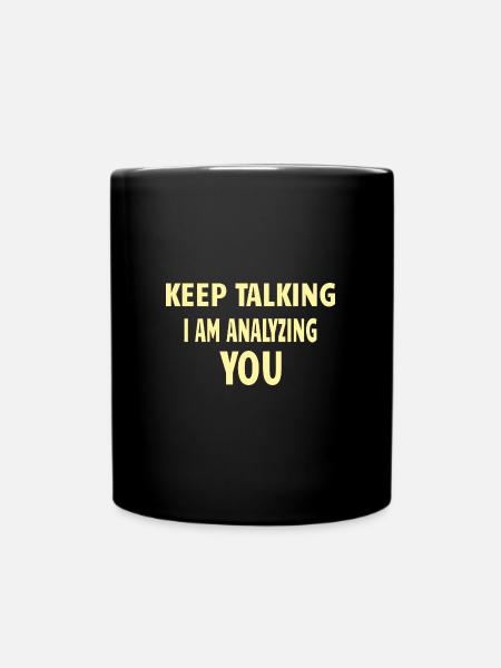 Psychology Psychologist Student Gift - Full Colour Mug - black