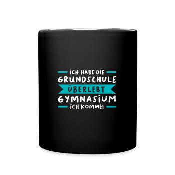 Grundschule Abschluss Grundschule Abschluss Gesche - Tasse einfarbig - Schwarz - Vorne