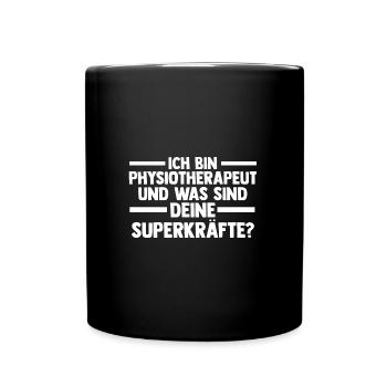 Physiotherapeut Beruf Physio Geschenk - Tasse einfarbig - Schwarz - Vorne