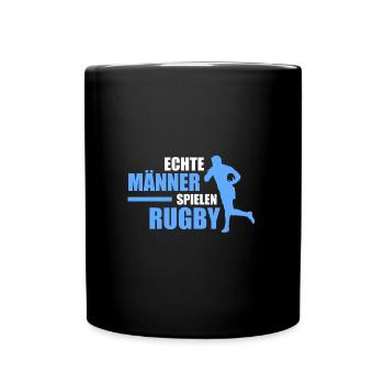 Rugby Sport Rugby Spieler Geschenk - Tasse einfarbig - Schwarz - Vorne