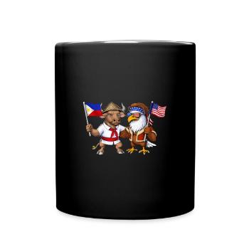 Filipino American Heritage - Full Colour Mug - black - Front