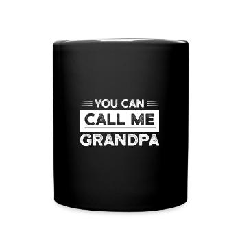 Großvater Großvater Großvater Geschenk - Tasse einfarbig - Schwarz - Vorne