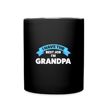 Großvater Großvater Großvater Geschenk - Tasse einfarbig - Schwarz - Vorne